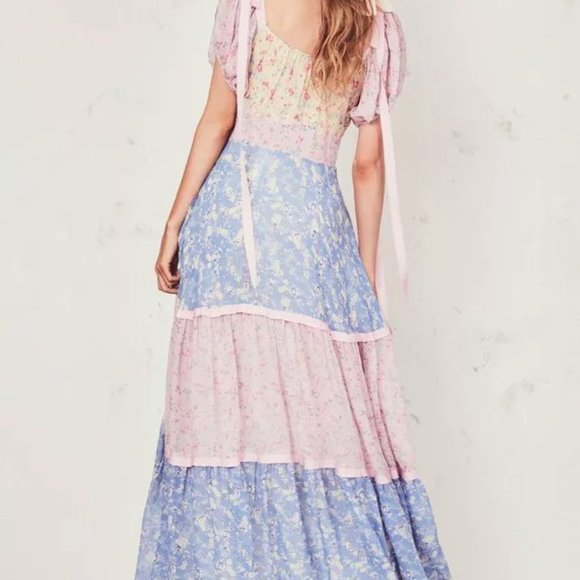 Loveshackfancy Jessie dress multicolor 2 - Picture 5 of 6